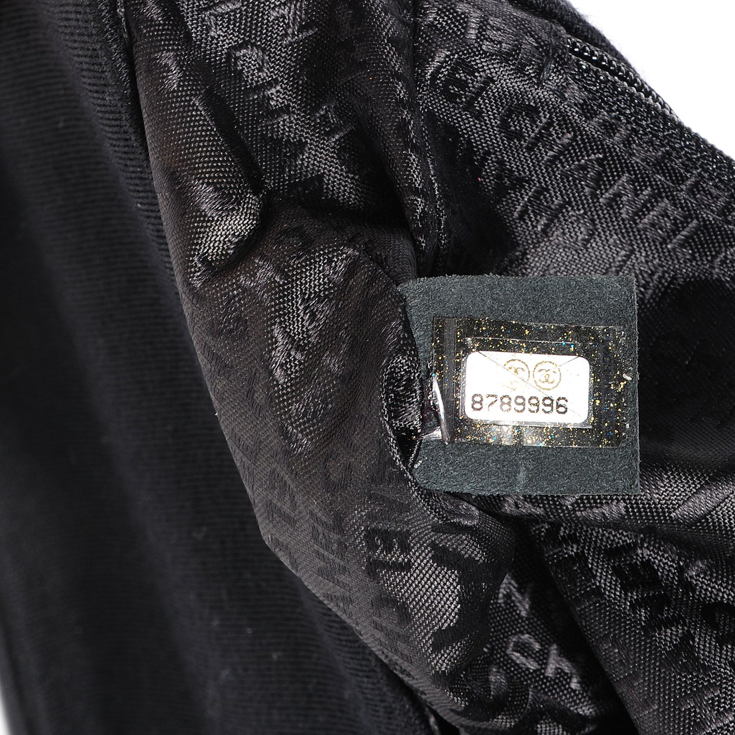 Jersey CC Pyramid Stud Flap Black