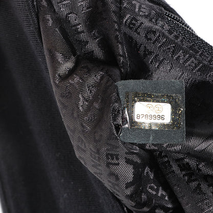Chanel Jersey CC Pyramid Stud Flap Black 6 of 7