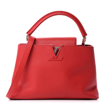 Louis Vuitton Taurillon Capucines PM Rubis 1 of 10