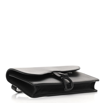 Christian Dior Ultra Matte Calfskin Saddle Belt Bag Black 3 of 13