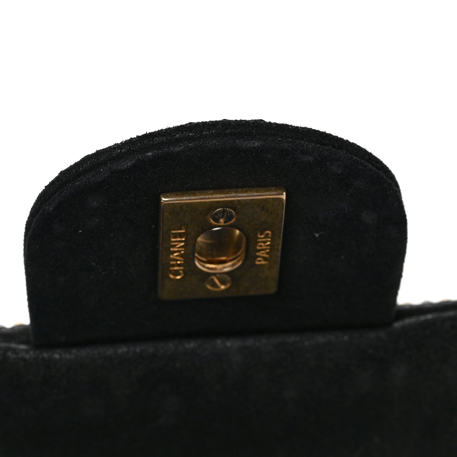 Chanel Suede Crystal Medium Flap Black Multicolor 8 of 8