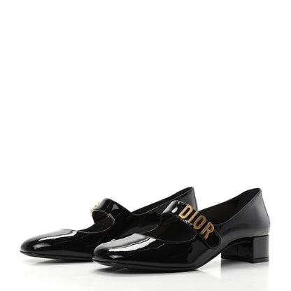 Christian Dior Patent Baby-D Ballet Pumps 39.5 Black 3 of 9