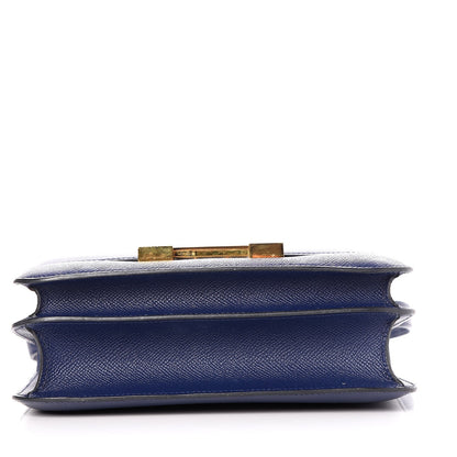Hermes Epsom Constance 24 Bleu Saphir 6 of 19