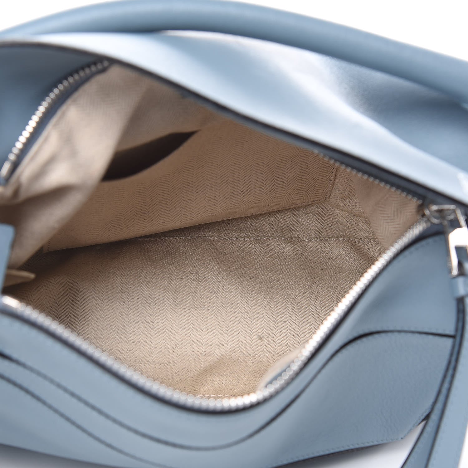 Loewe Calfskin Small Puzzle Bag Light Blue 5 of 10