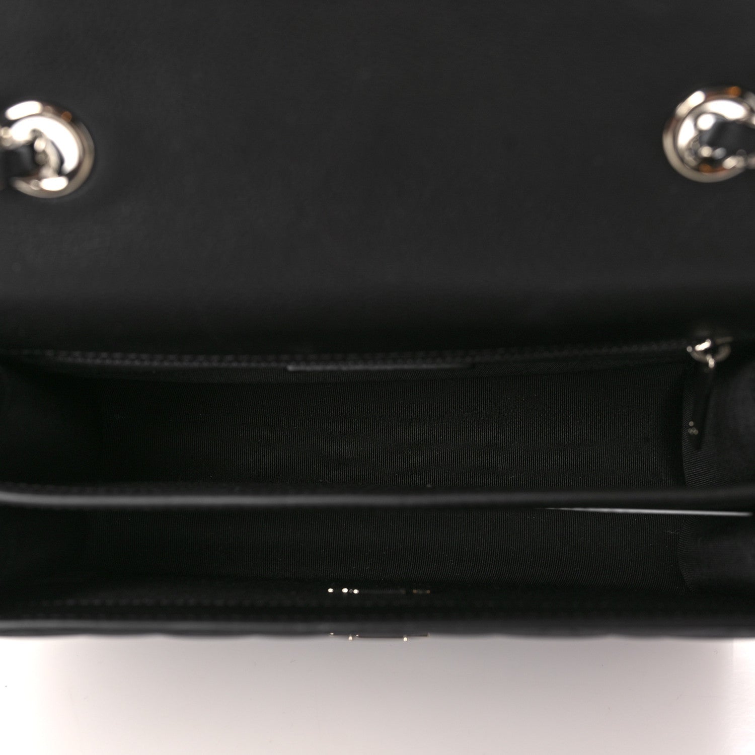 Chanel Caviar Quilted Small CC Box Top Handle Flap Black 5 of 9