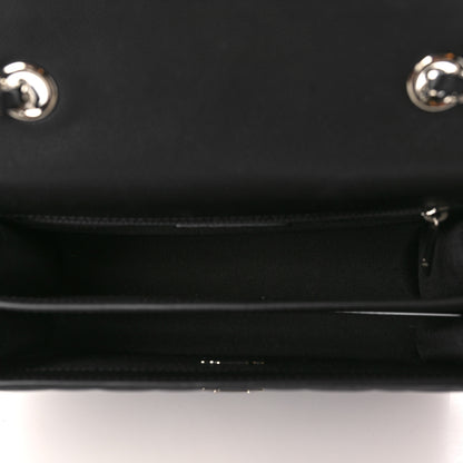 Chanel Caviar Quilted Small CC Box Top Handle Flap Black 5 of 9