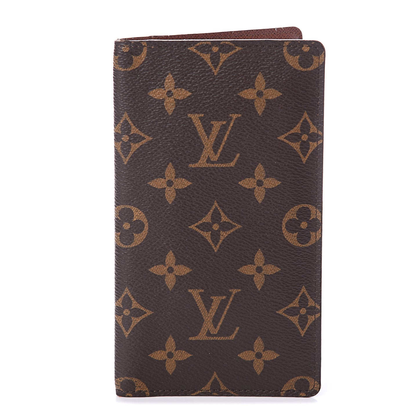 Monogram Checkbook Holder Case Wallet