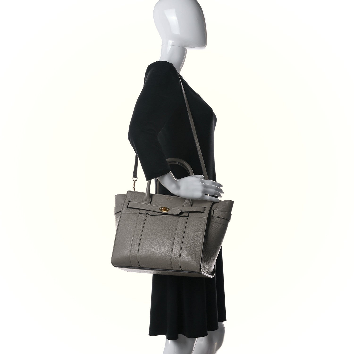 Mulberry Small Classic Grain Mini Zipped Bayswater Clay 2 of 11