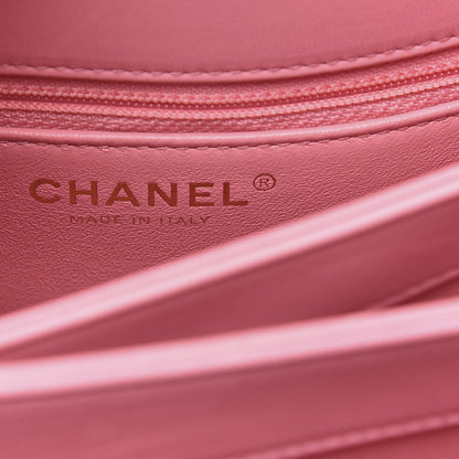 Chanel Lambskin Quilted Small Trendy CC Flap Dual Handle Bag Pink 6 of 12