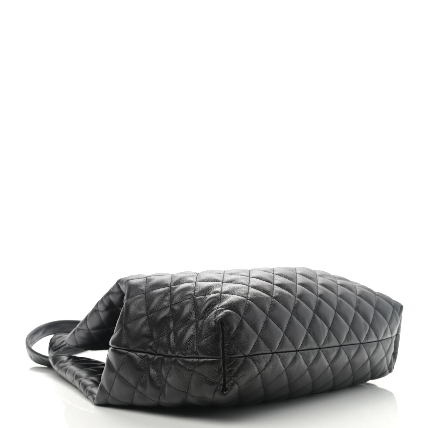 Saint Laurent Lambskin Quilted Maxi Icare Shopping Tote Black 5 of 12