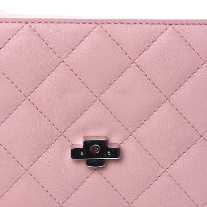 Chanel Lambskin Quilted CC Box Flap Light Pink 12 of 13