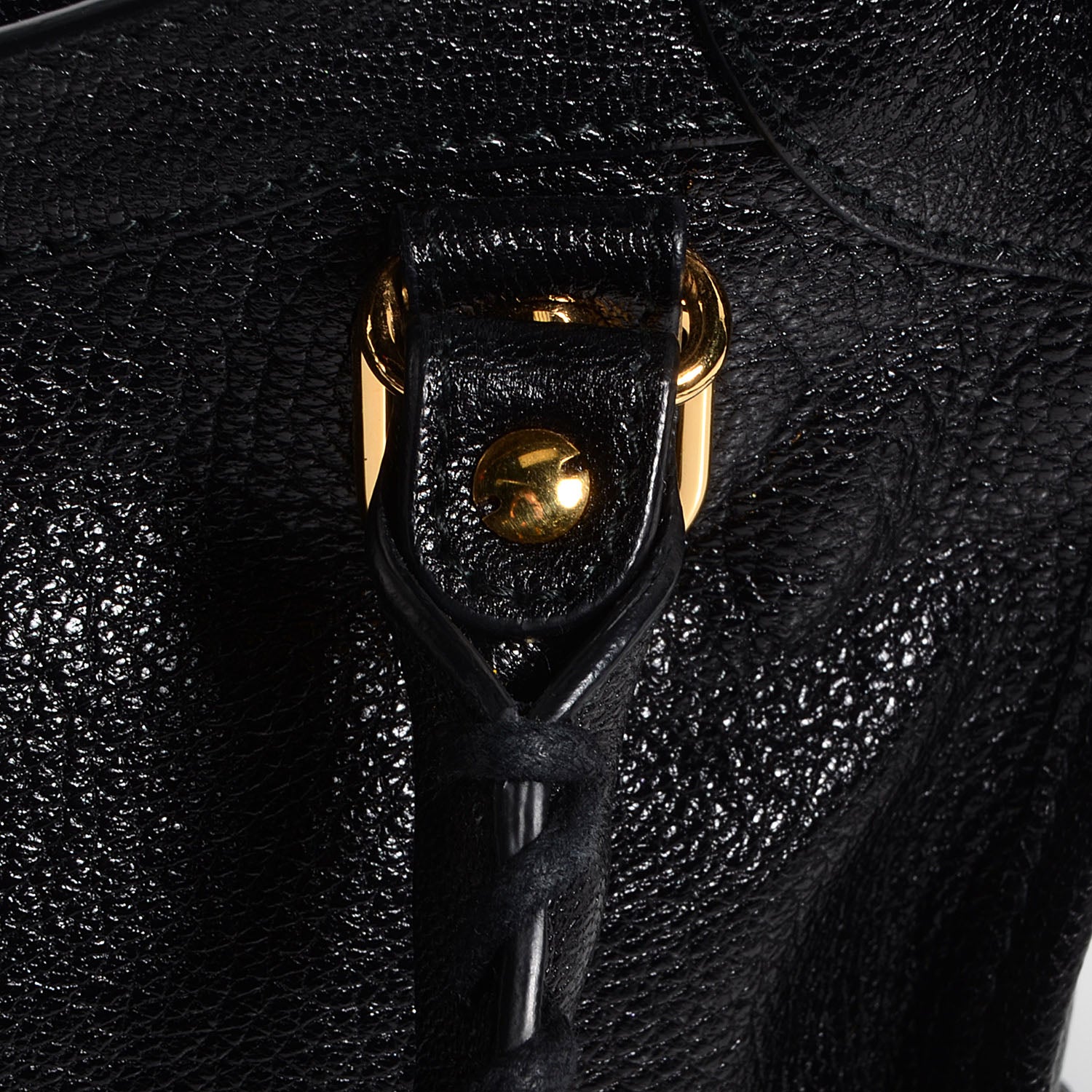 Balenciaga Chevre Gold Metallic Edge Hardware Mini City Black 11 of 11