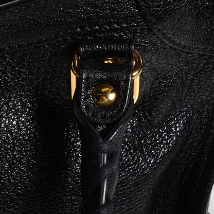 Balenciaga Chevre Gold Metallic Edge Hardware Mini City Black 11 of 11