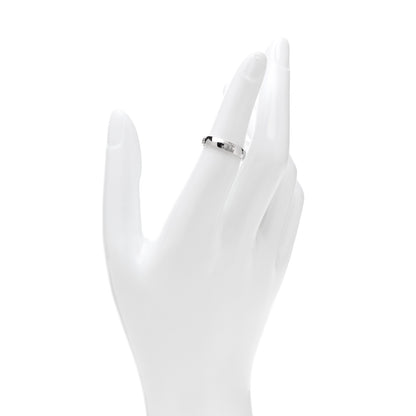 Hermes 18K White Gold Diamond Ever Herakles Four-Station Wedding Band Ring 51 5.75 2 of 7