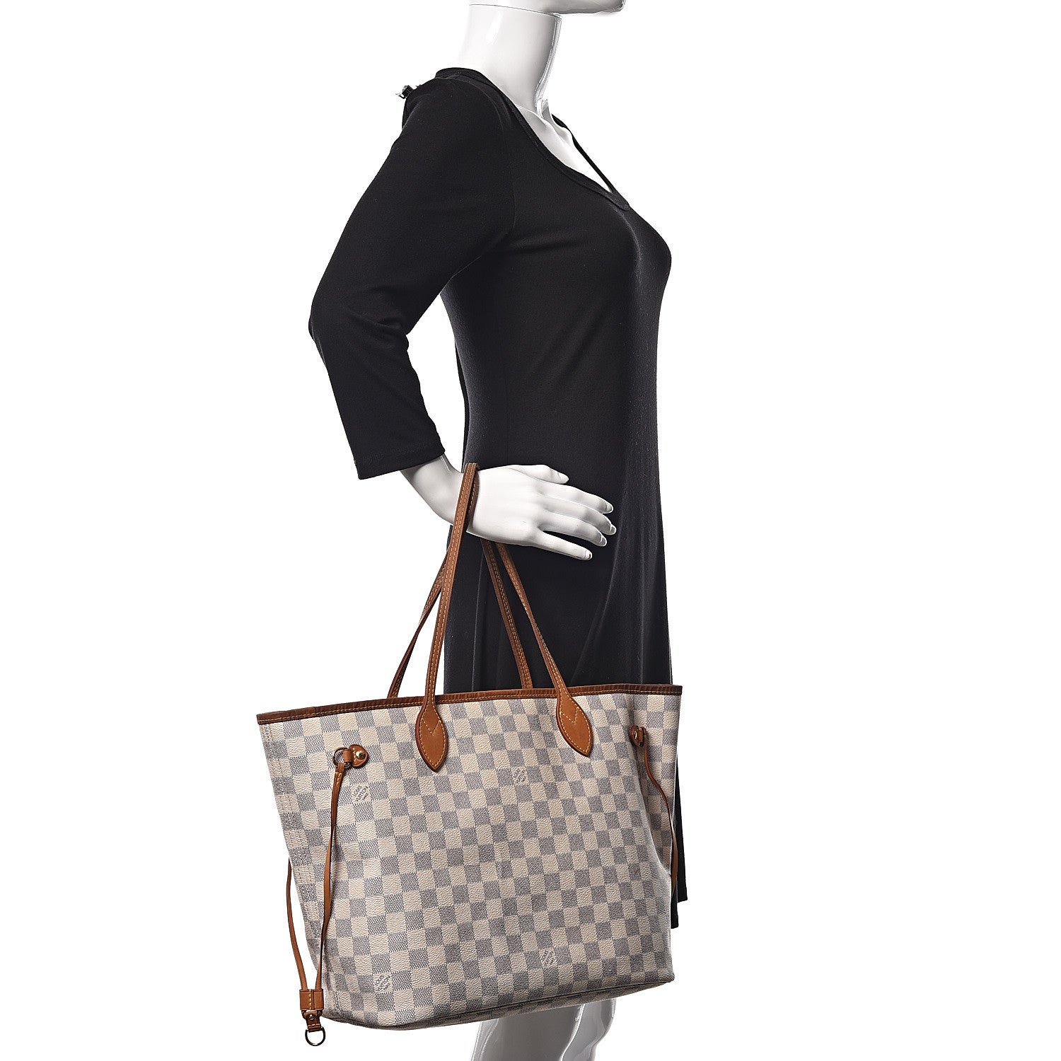 Louis Vuitton Damier Azur Neverfull MM 2 of 17