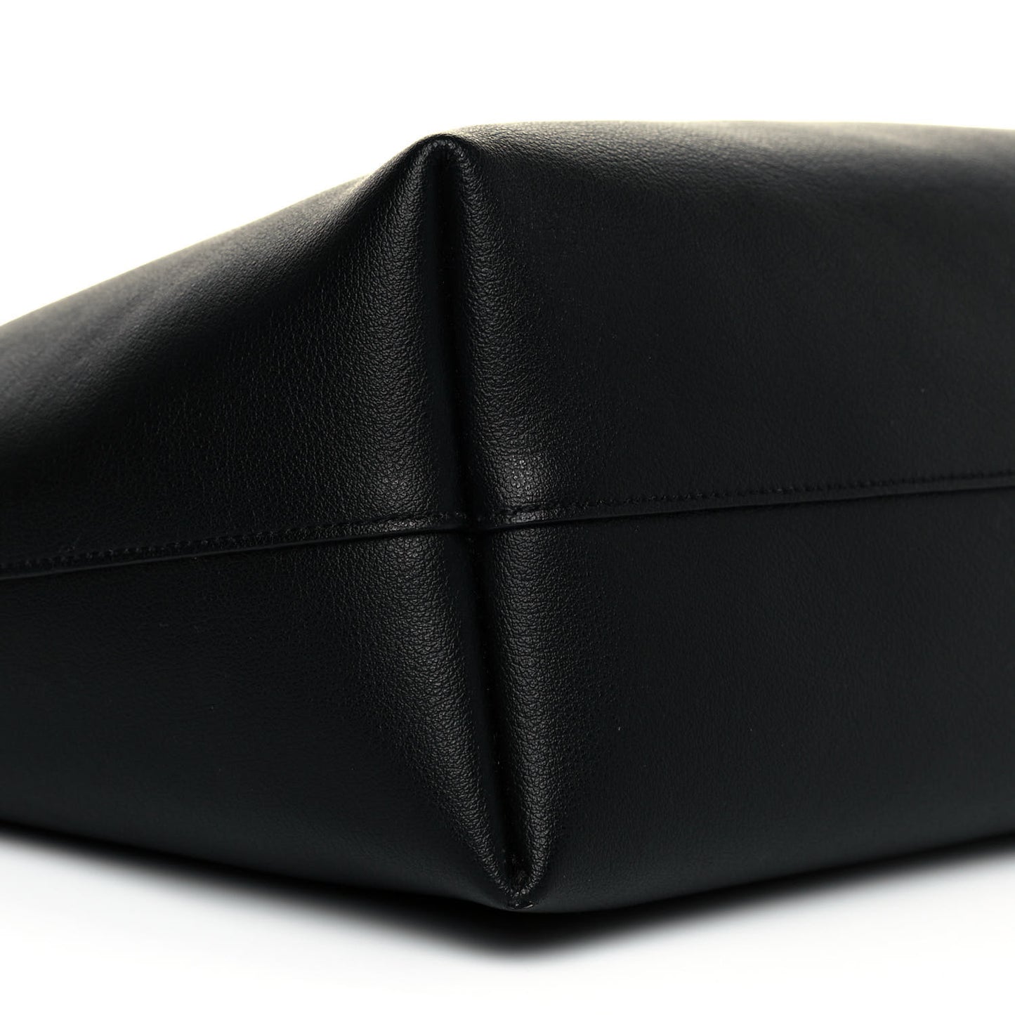 Calfskin Large Shopping Tote Black