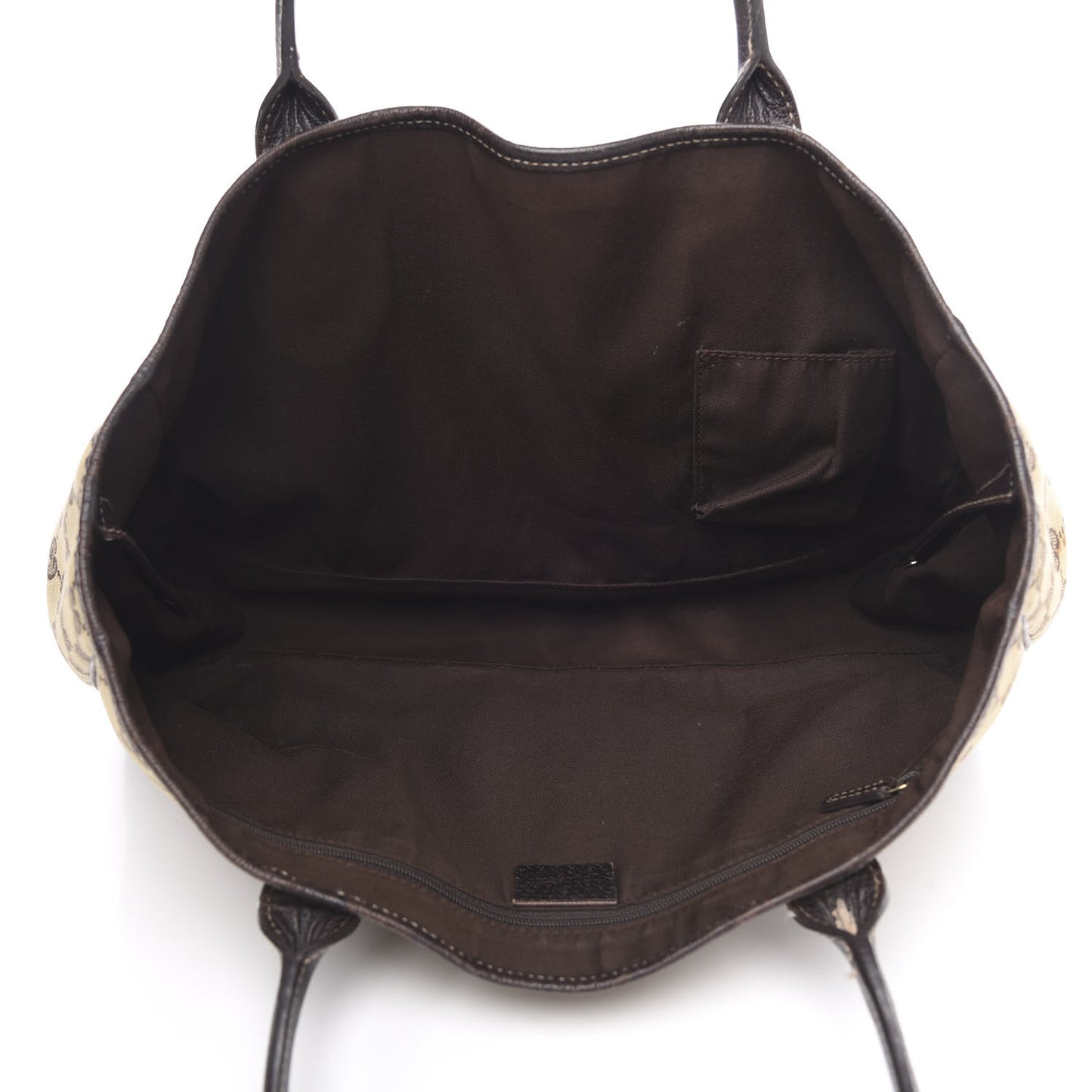 Monogram Medium Princy Tote Dark Brown