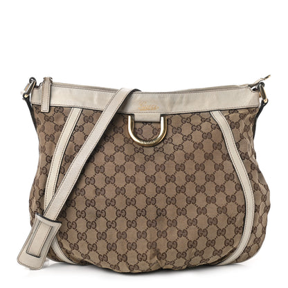 Gucci Monogram D Gold Large Messenger White 1 of 9