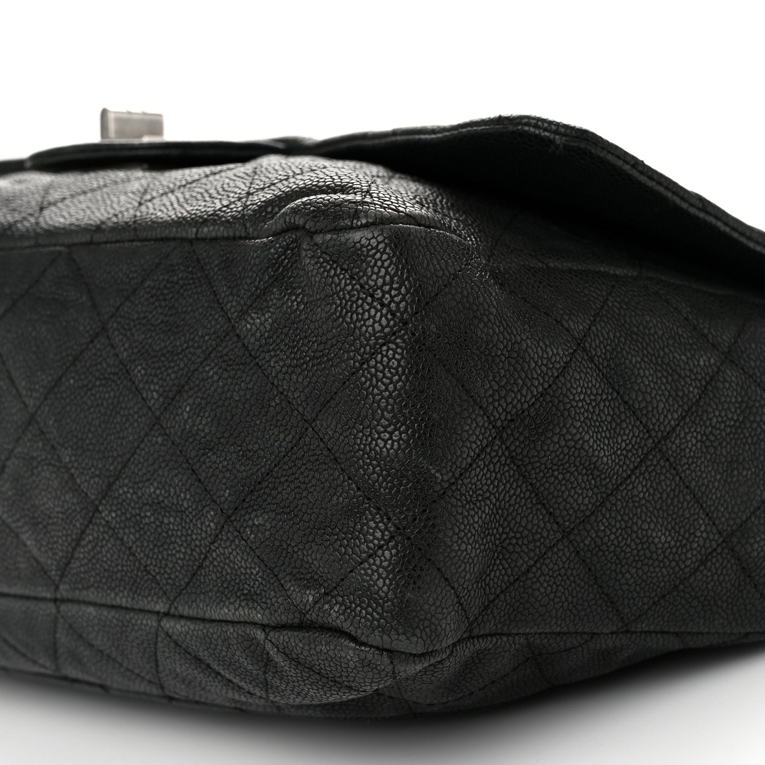 Chanel Washed Caviar Quilted 2.55 Reissue 227 Bijoux Chain Flap Black 10 of 10