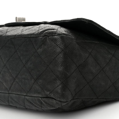 Chanel Washed Caviar Quilted 2.55 Reissue 227 Bijoux Chain Flap Black 10 of 10