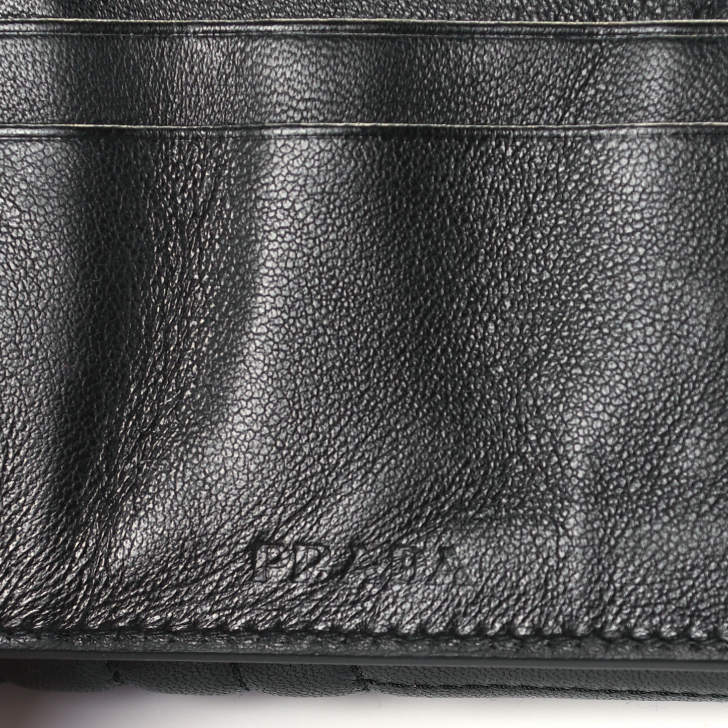 Soft Calfskin Diagramme Continental Wallet Black