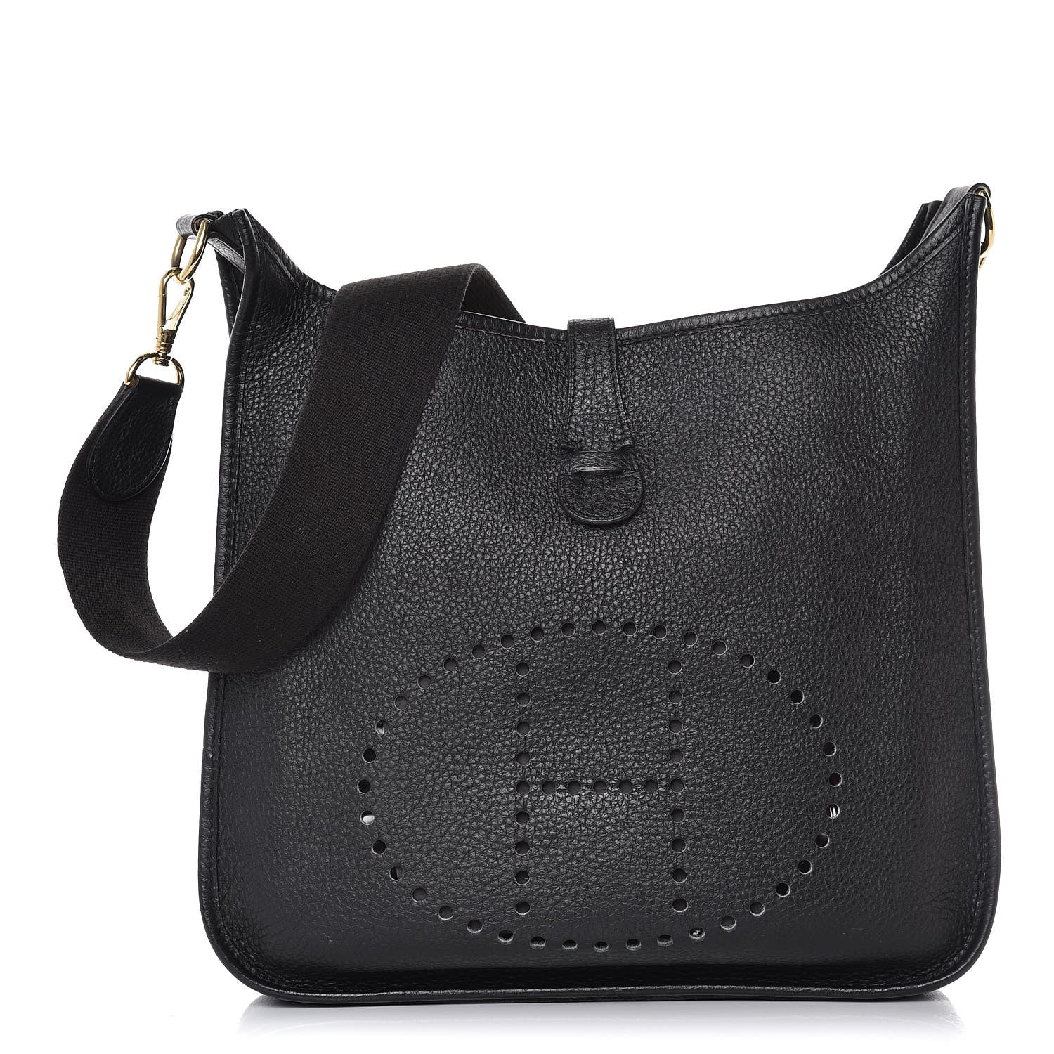 Hermes Taurillon Clemence Evelyne GM Black 1 of 15