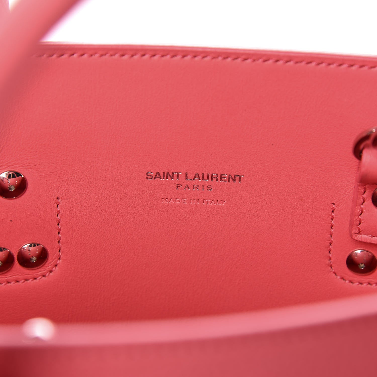 Saint Laurent Grained Calfskin Baby Sac De Jour Rose Clair 7 of 15