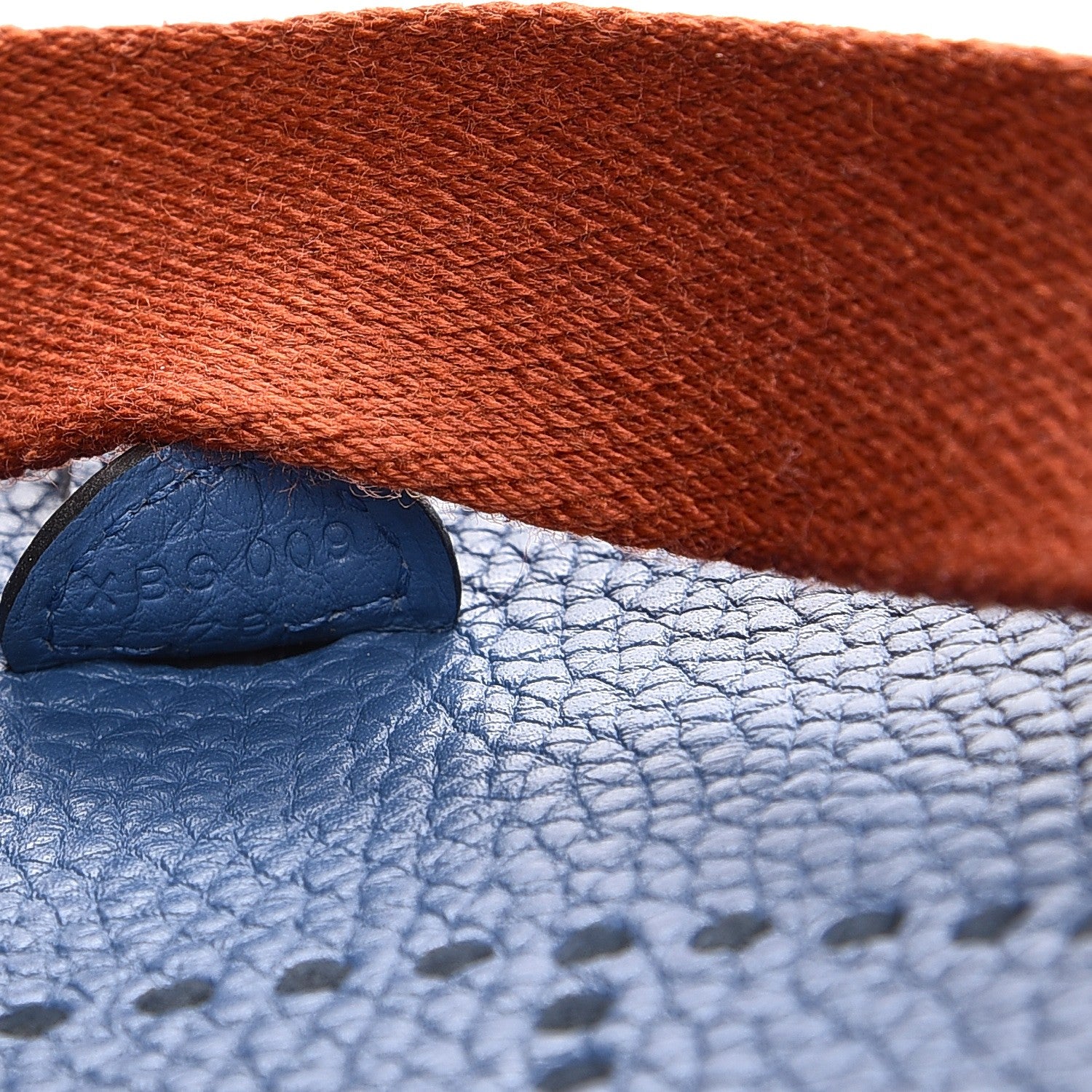 Hermes Taurillon Clemence Amazone Evelyne TPM Bleu Agate Cuivre 6 of 9