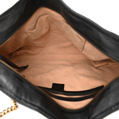 Gucci Vintage Calfskin Matelasse Medium GG Marmont Slim Tote Black 5 of 20