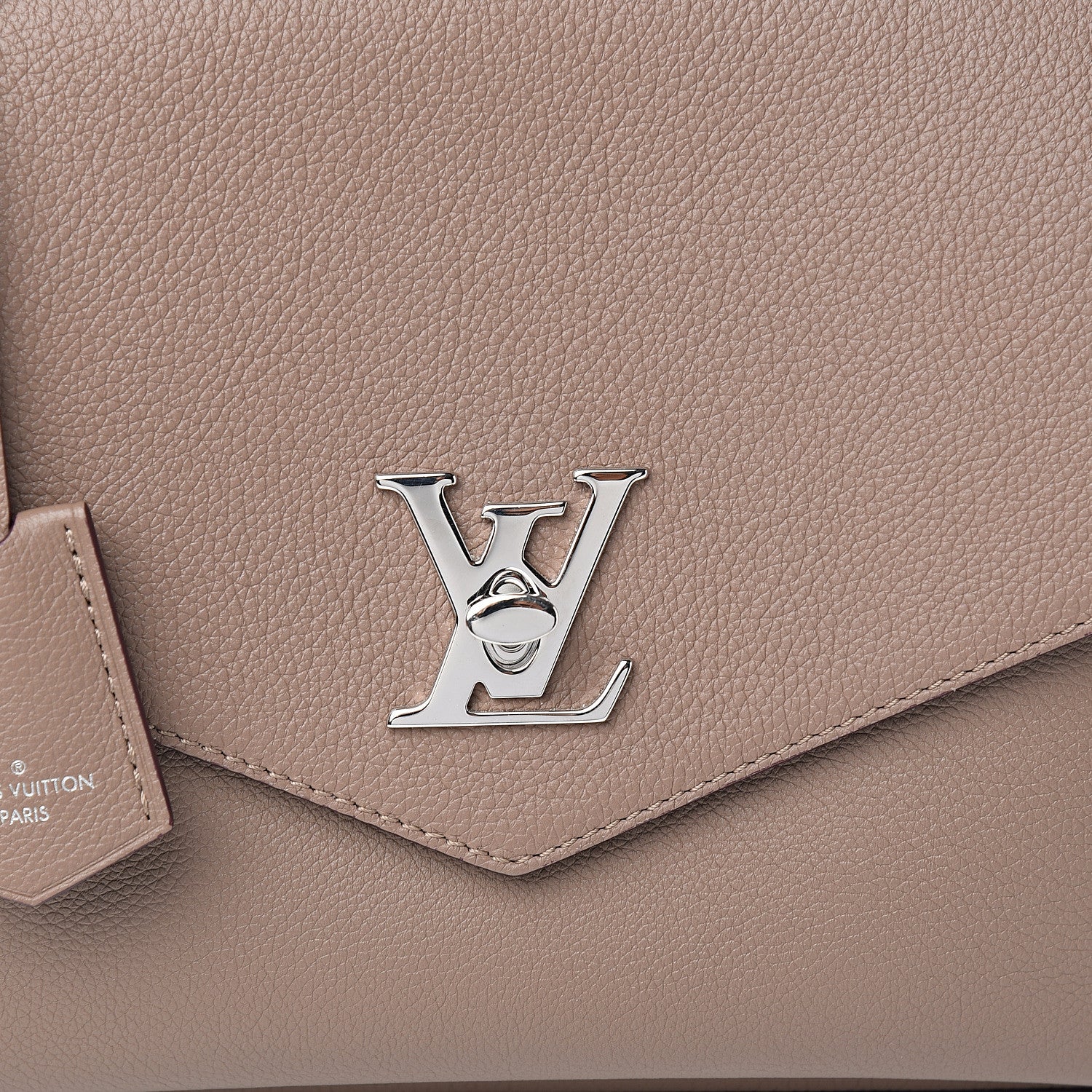 Louis Vuitton Soft Calfskin My Lockme Top Handle Taupe Glace 8 of 9