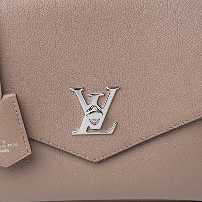 Louis Vuitton Soft Calfskin My Lockme Top Handle Taupe Glace 8 of 9