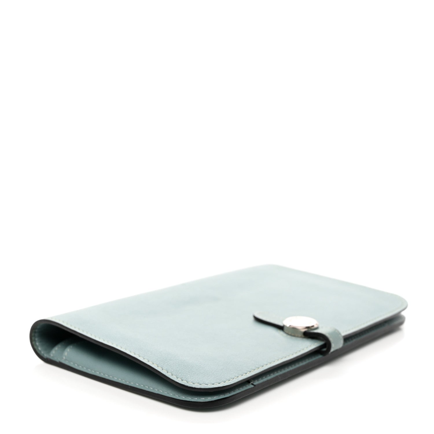 Hermes Evercolor Dogon Duo Wallet Ciel 5 of 10