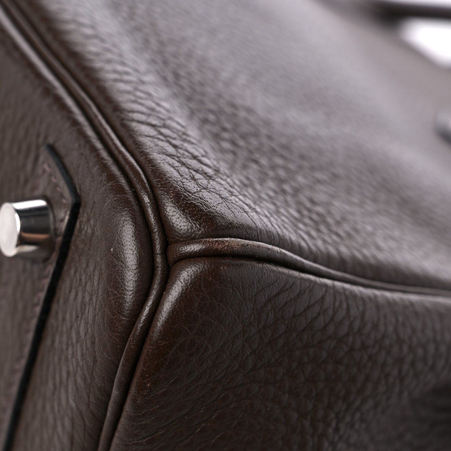 Taurillon Clemence Birkin 30 Chocolate