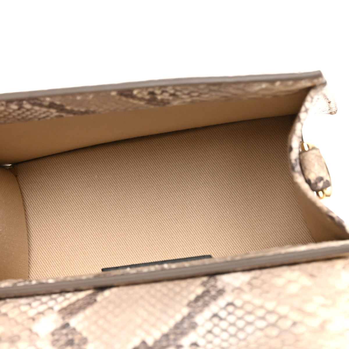 Snakeskin Le Chiquito Boucle Moyen Beige