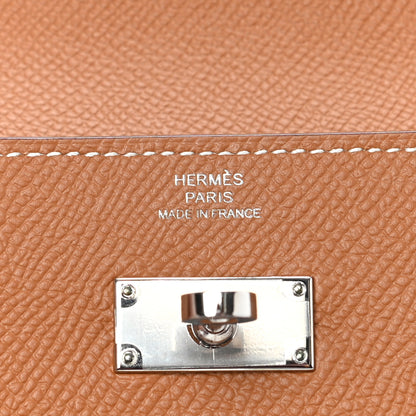 Hermes Epsom Kelly Longue Wallet Gold 5 of 6