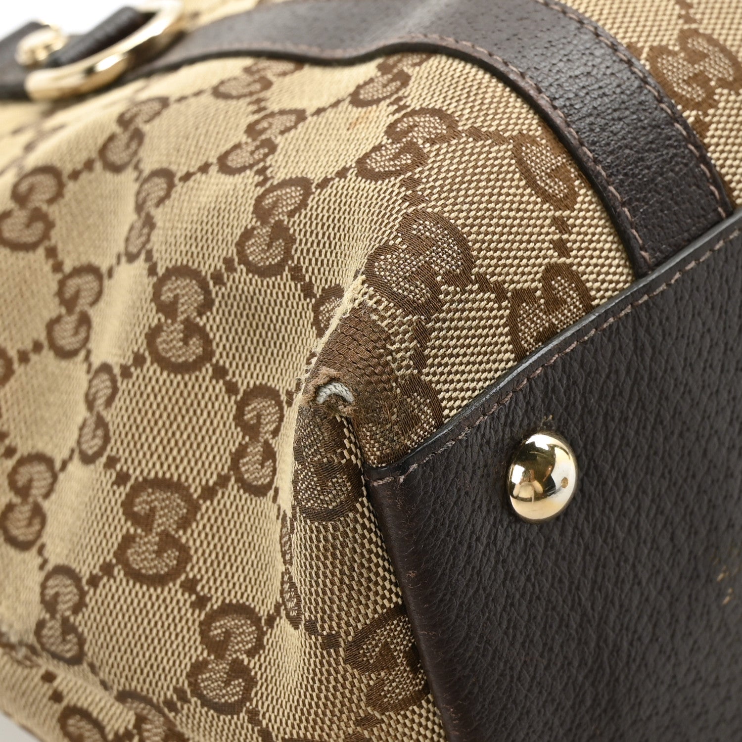 Gucci Monogram Medium Abbey Tote Brown 8 of 12