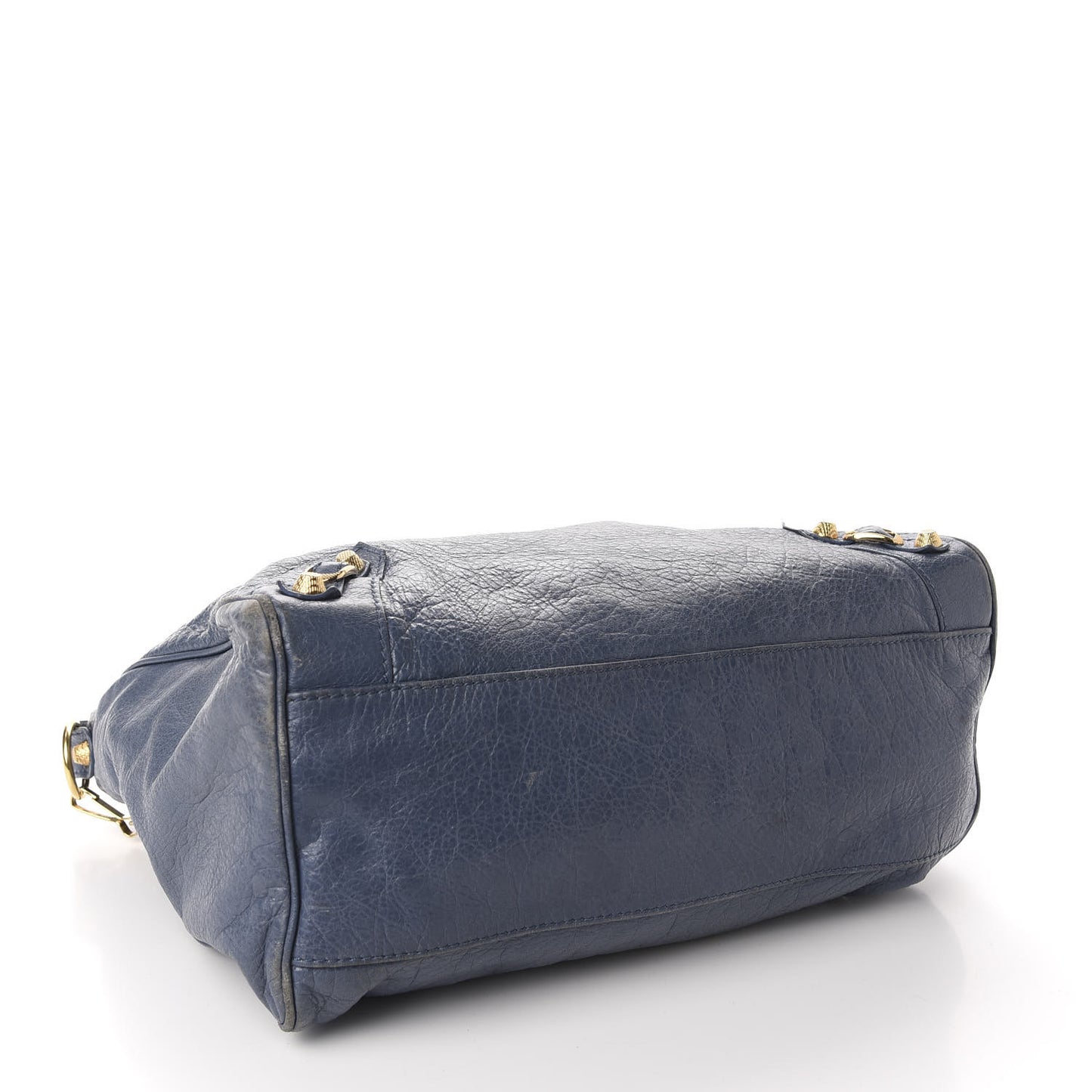 Agneau Giant 12 Gold Hardware Velo Bleu Persan