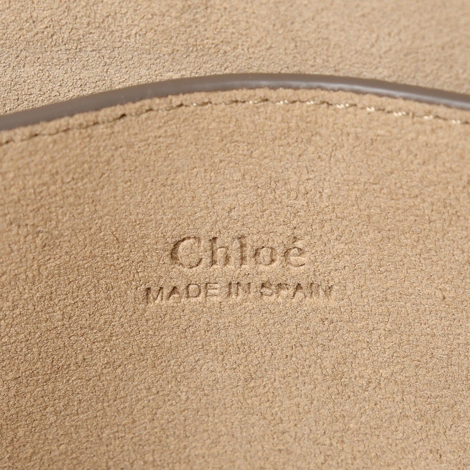Chloe Suede Calfskin Small Faye Shoulder Bag Tobacco 6 of 7