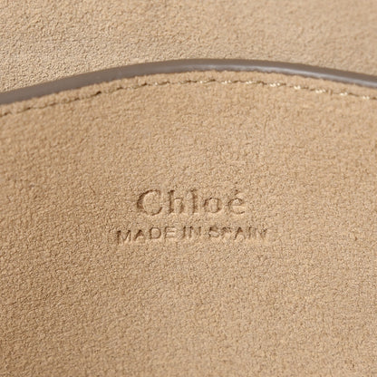 Chloe Suede Calfskin Small Faye Shoulder Bag Tobacco 6 of 7