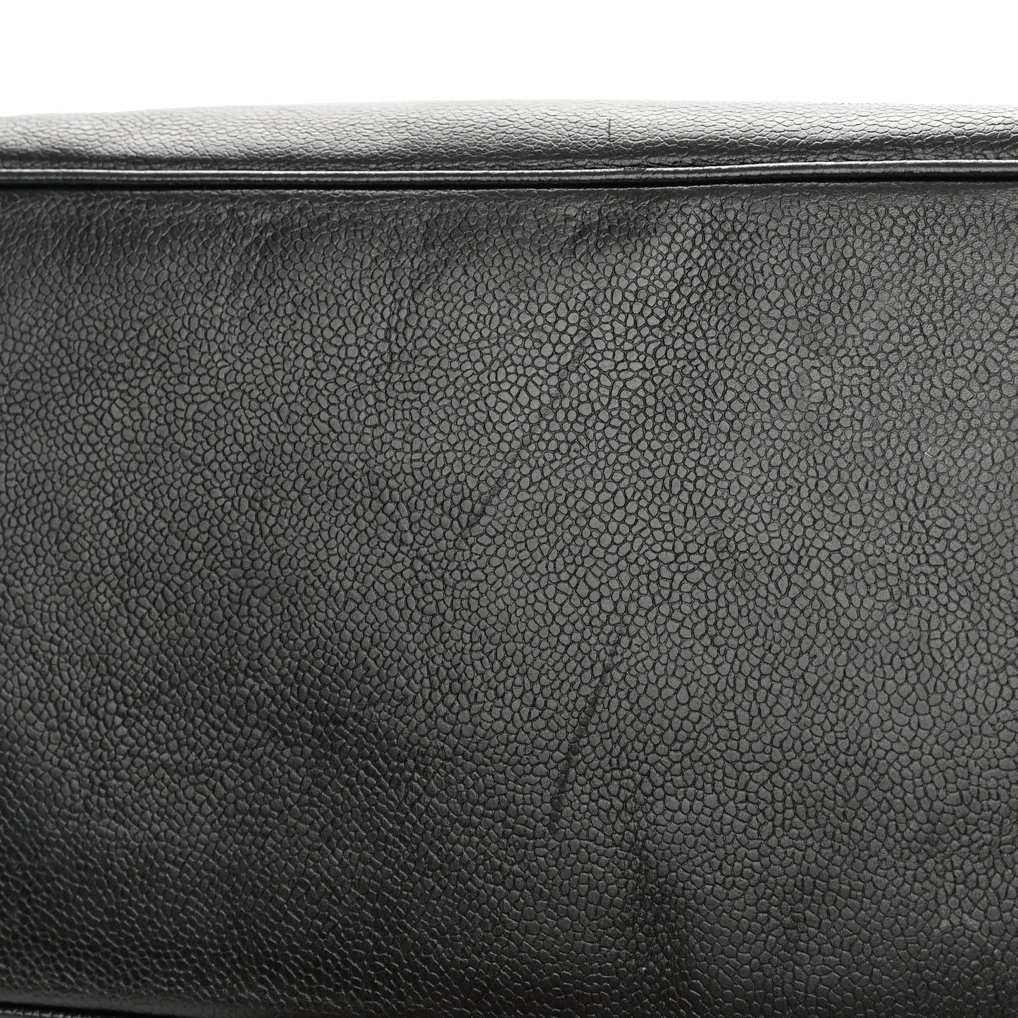 Caviar Large CC Shoulder Bag Black