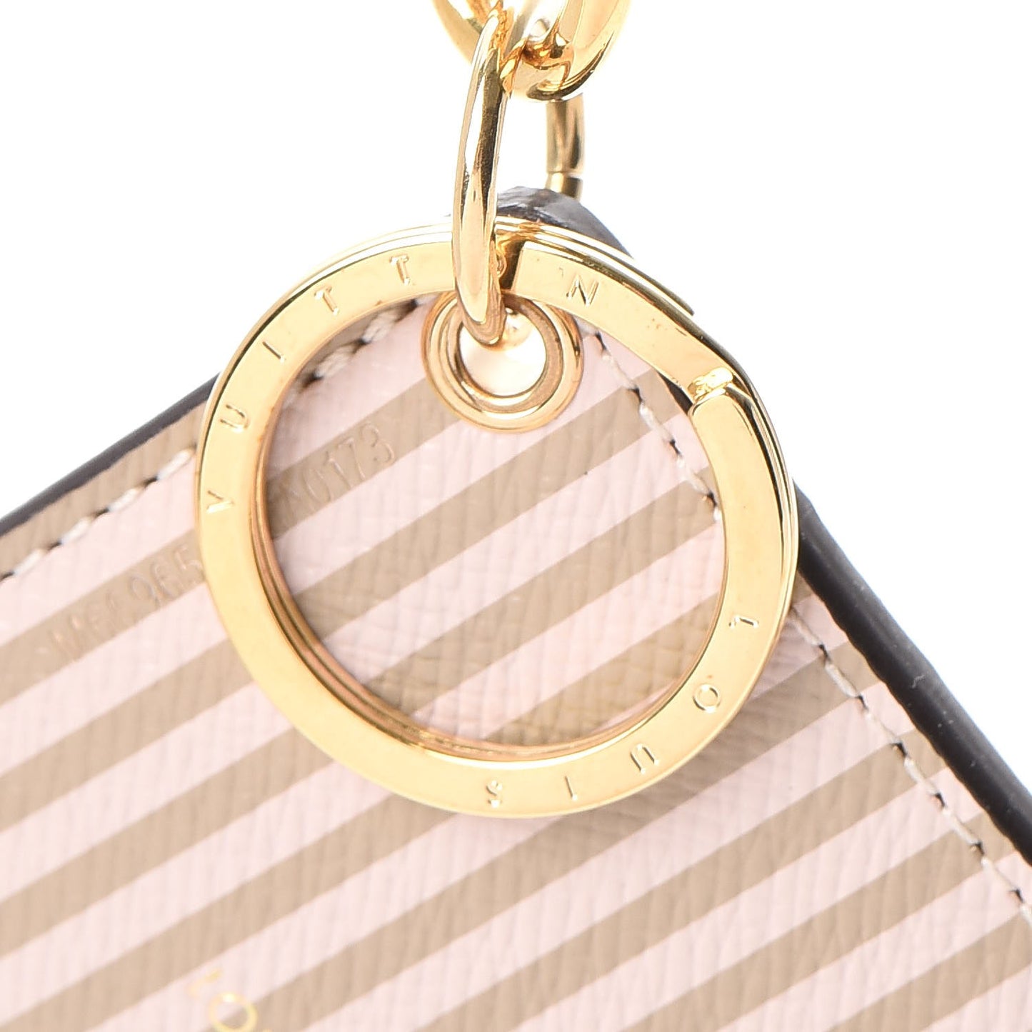 Damier Ebene Illustre Trunk Key Holder Beige
