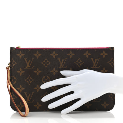 Louis Vuitton Monogram Neverfull MM GM Pochette Pivoine 2 of 7