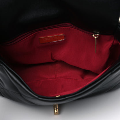 Chanel Lambskin Quilted Medium Chanel 19 Flap Black 4 of 4