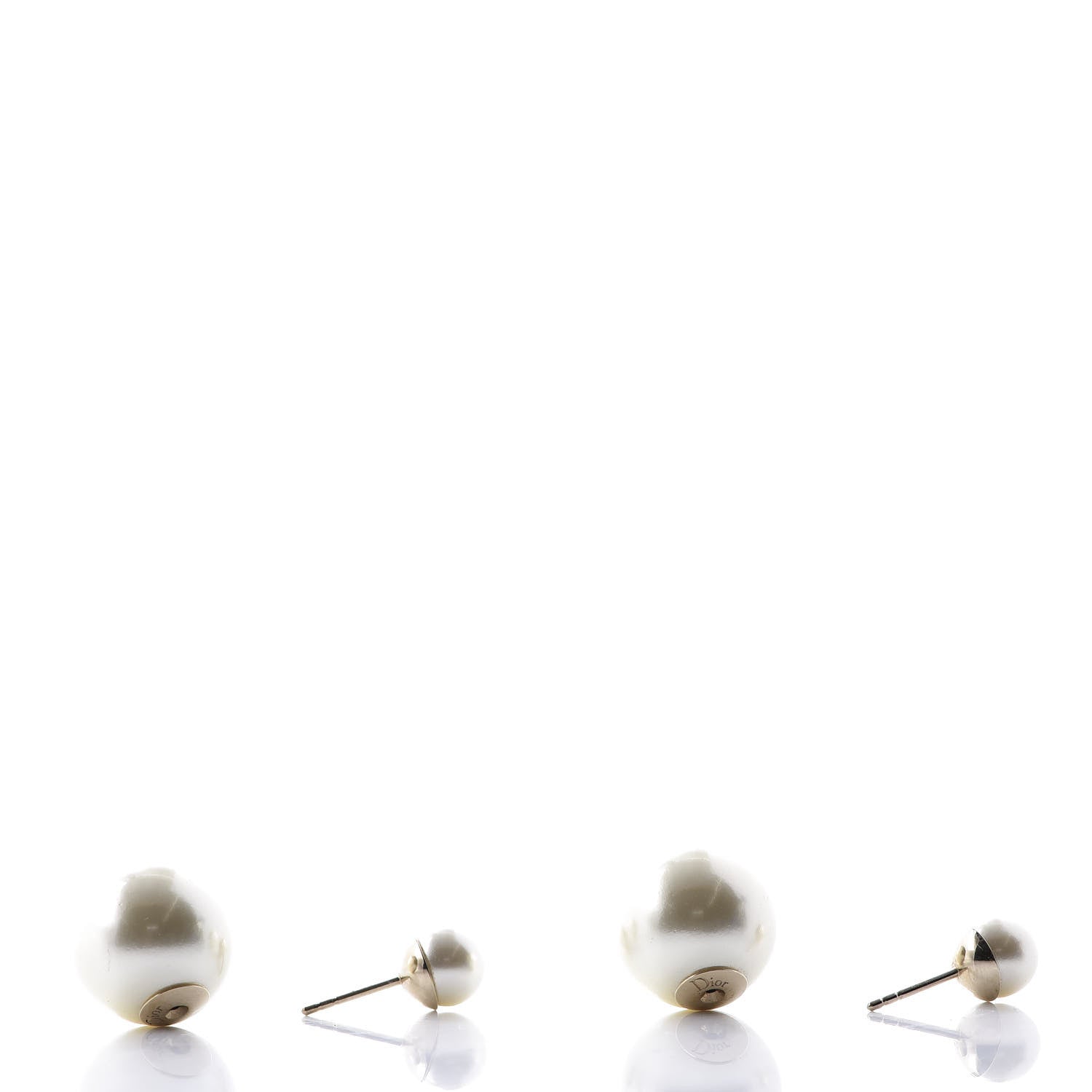 Christian Dior Pearl Mise En Dior Tribal Earrings 3 of 5