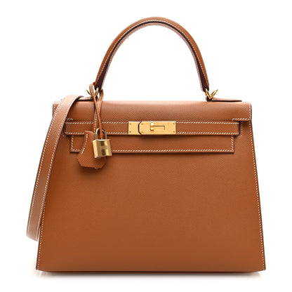 Hermes Epsom Kelly Sellier 28 Gold 1 of 11