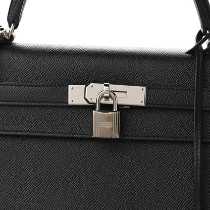 Hermes Epsom Kelly Sellier 32 Black 6 of 14