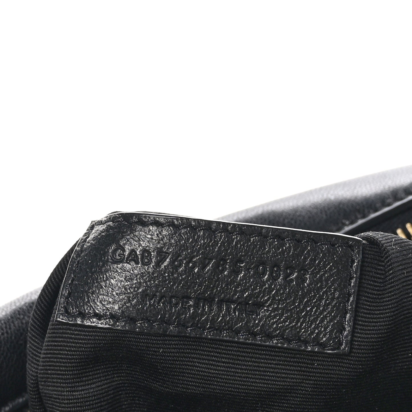 Lambskin Lyia Quilted Duffle Bag Black