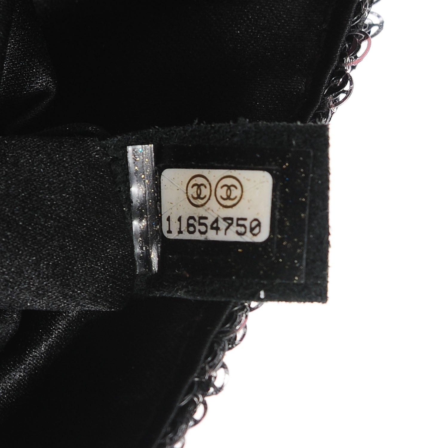 Chanel Sequin Medium Single Flap Dark Silver 7 of 8