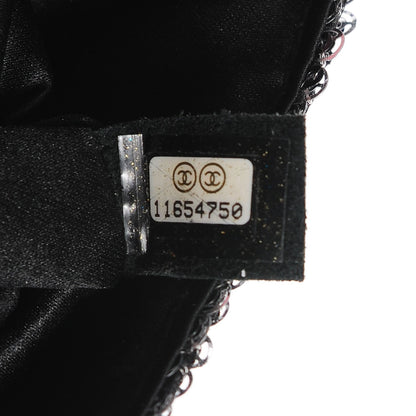 Chanel Sequin Medium Single Flap Dark Silver 7 of 8