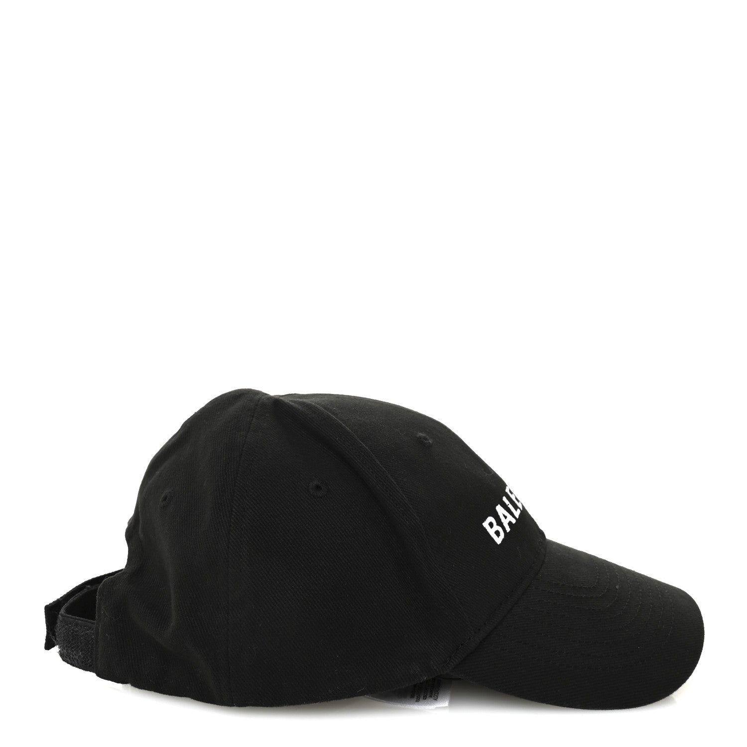 Balenciaga Cotton Drill Logo New Baseball Hat L Black 6 of 8